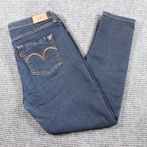 Levi’s Legging Jeans Womens 30 Dark Blue Super Skinny Stretch Cropped